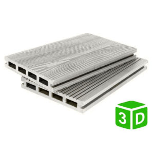 Террасная доска из ДПК 3D 135*20 мм